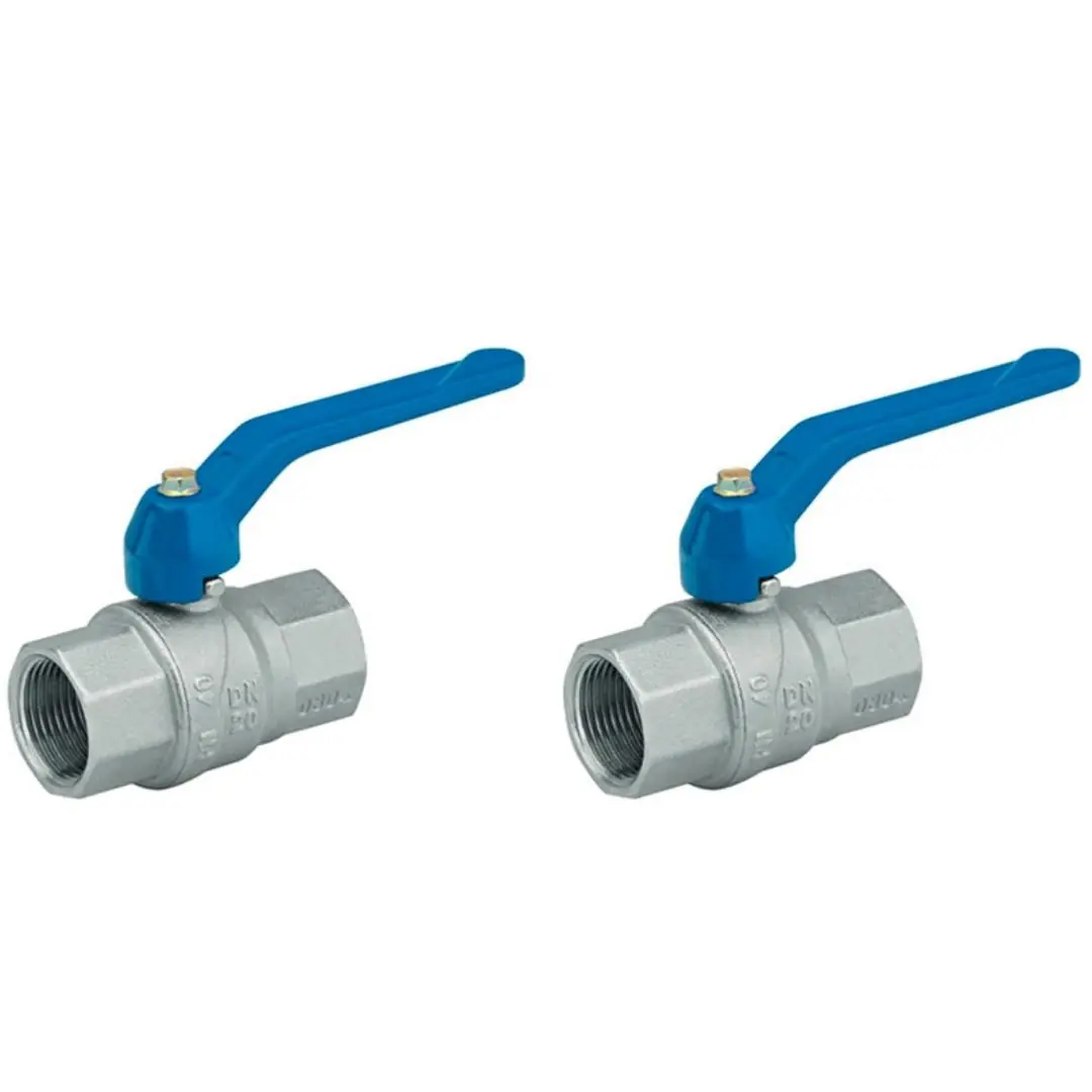 Kit 2 Registros Esfera Docol 2" Cromado Alavanca Azul