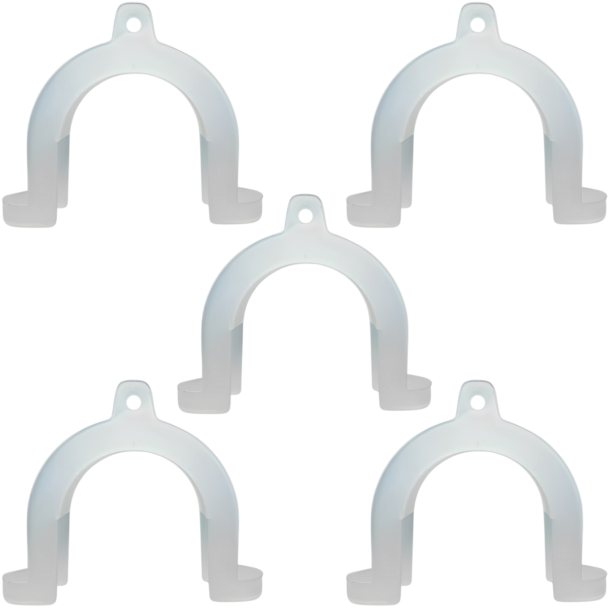 Suporte Curva Para Mangueira Saída Água Máquina De Lavar Universal | Kaztec | Kit 05 Un