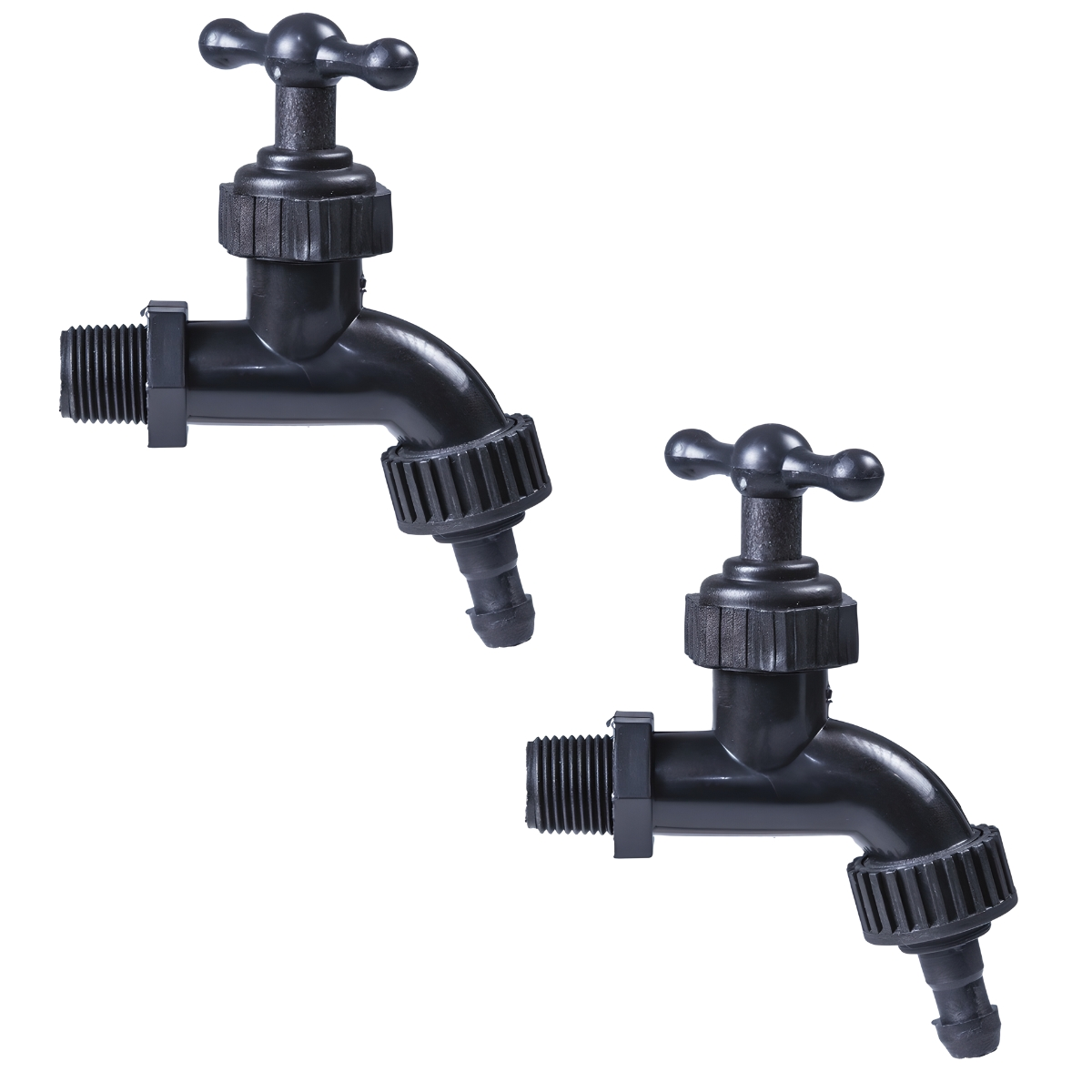 Torneira Plástica Reforçada Para Jardim E Tanque 1/2" | Kaztec | Kit 02 Un