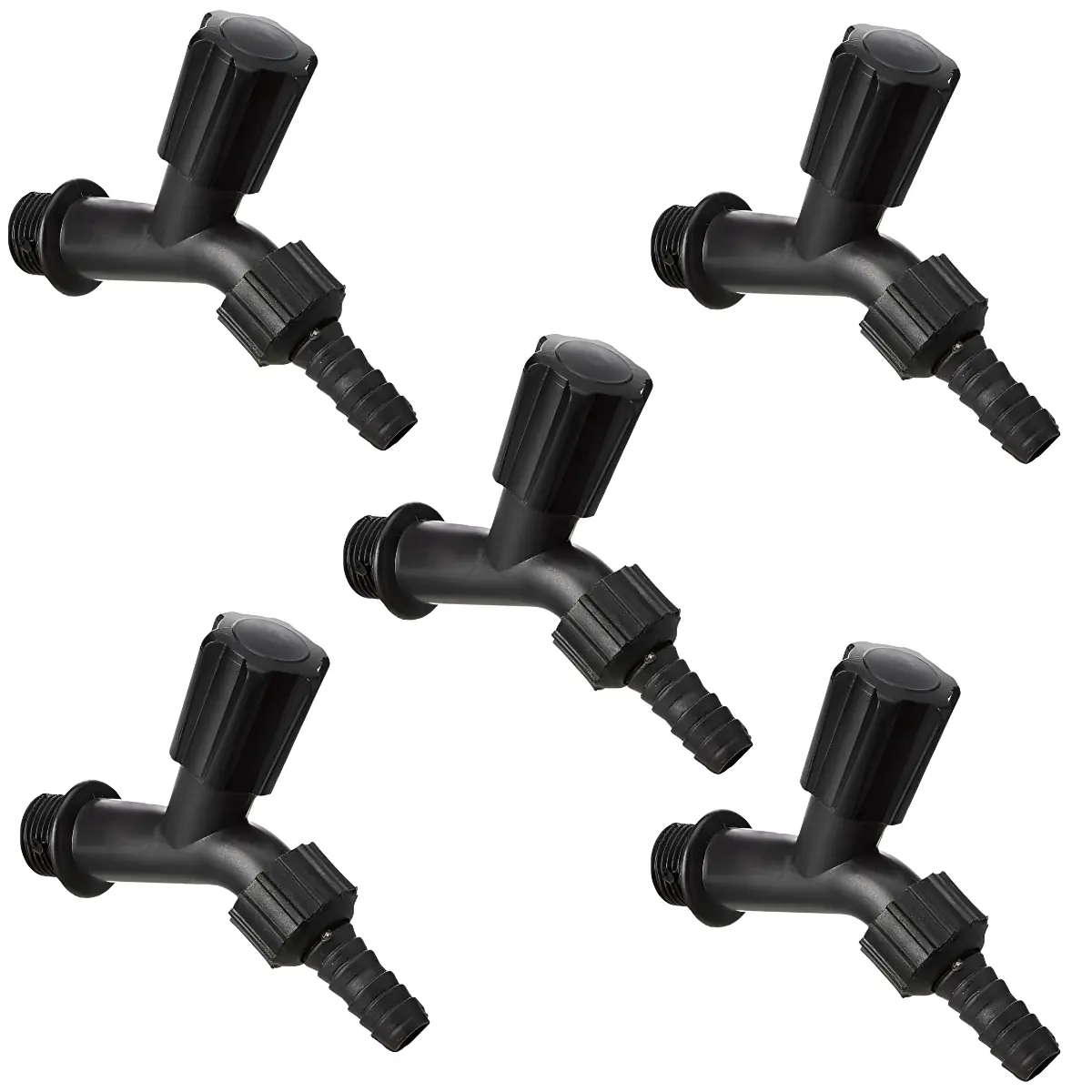 Torneira Plástica Simples Para Jardim E Tanque 1/2" | Kaztec | Kit 05 Un
