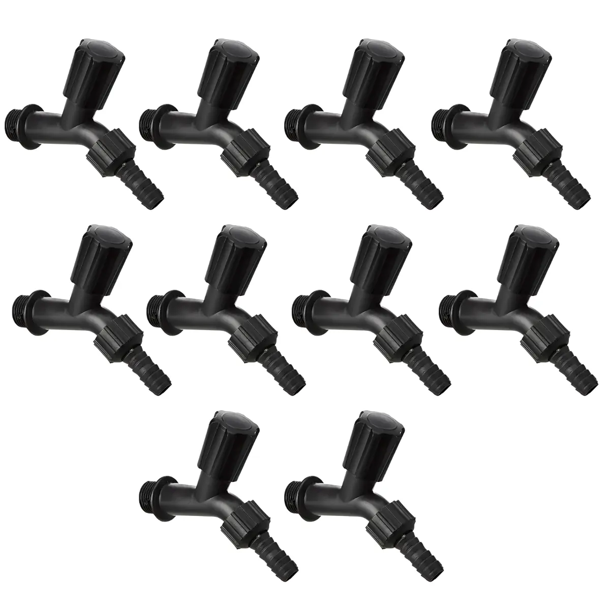 Torneira Plástica Simples Para Jardim E Tanque 1/2" | Kaztec | Kit 10 Un
