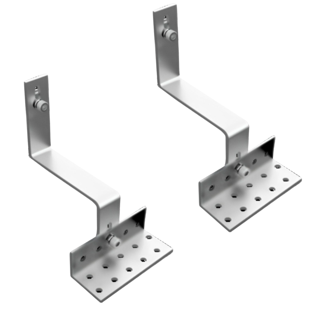 Estrutura Suporte Fixador Linha C Placa Painel Solar Inox Para Telha Cerâmica E Cimento | Perfil Master | Kit 02 Un