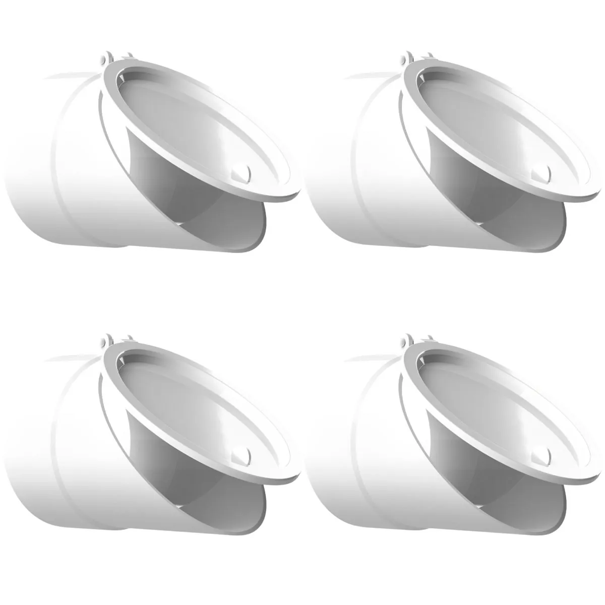 Válvula De Retenção Esgoto Para Canos 75mm | Valeplast | 04 Un