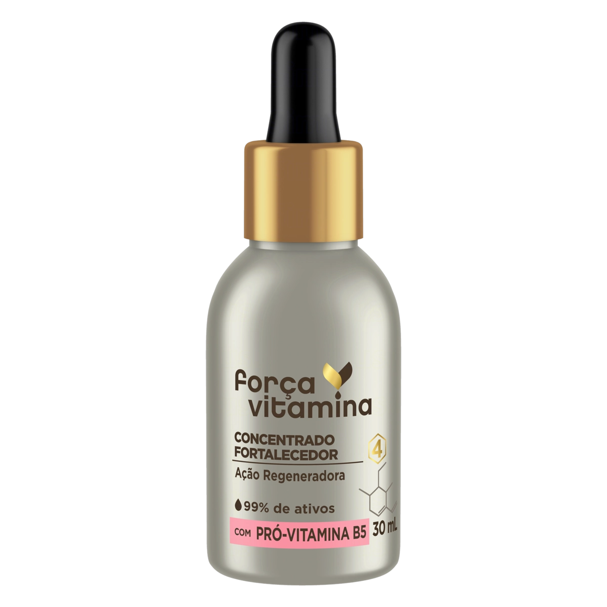 Concentrado Fortalecedor Com Pró Vitamina B5 Força Vitamina Frasco 30ml