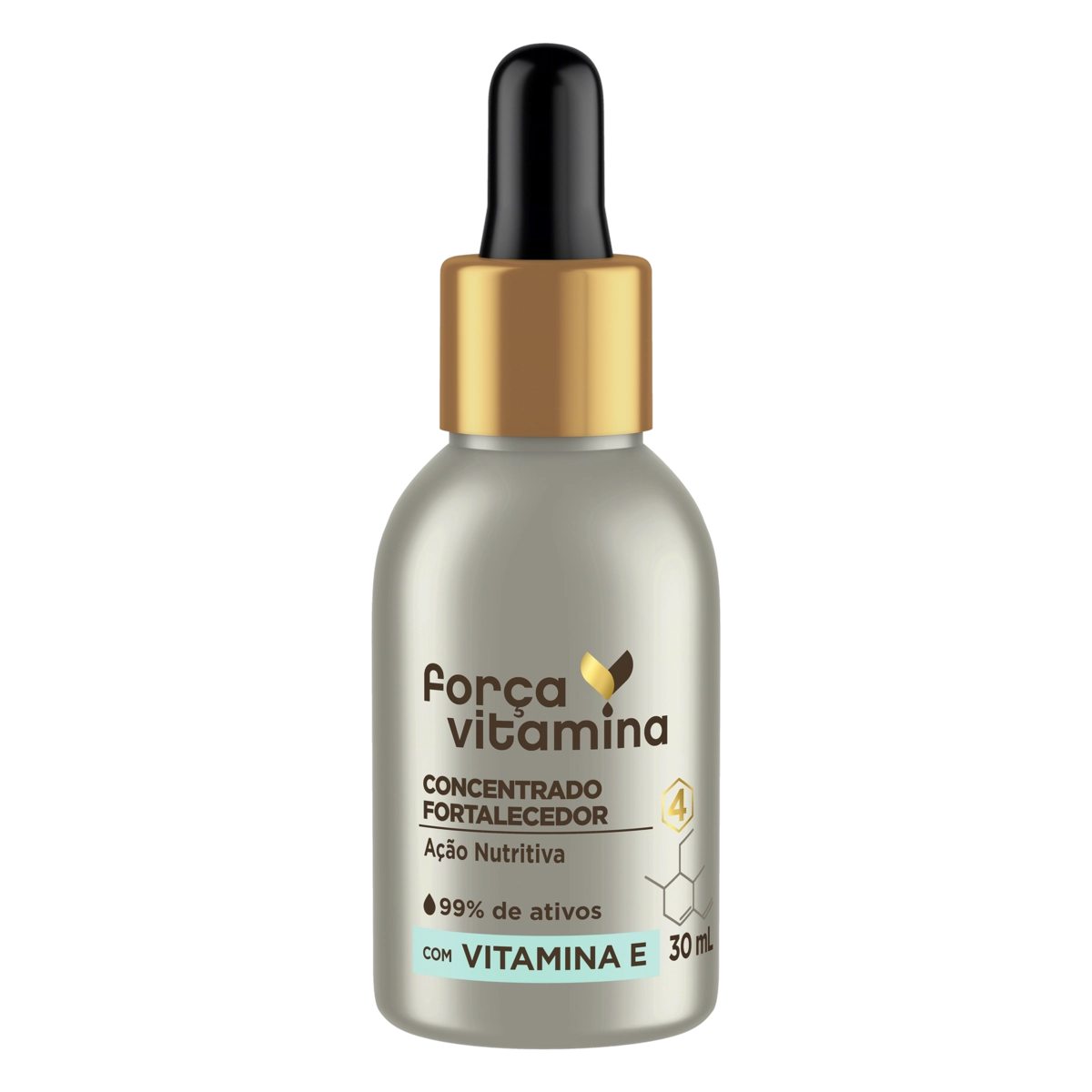 Concentrado Fortalecedor Com Vitamina E Força Vitamina Frasco 30ml