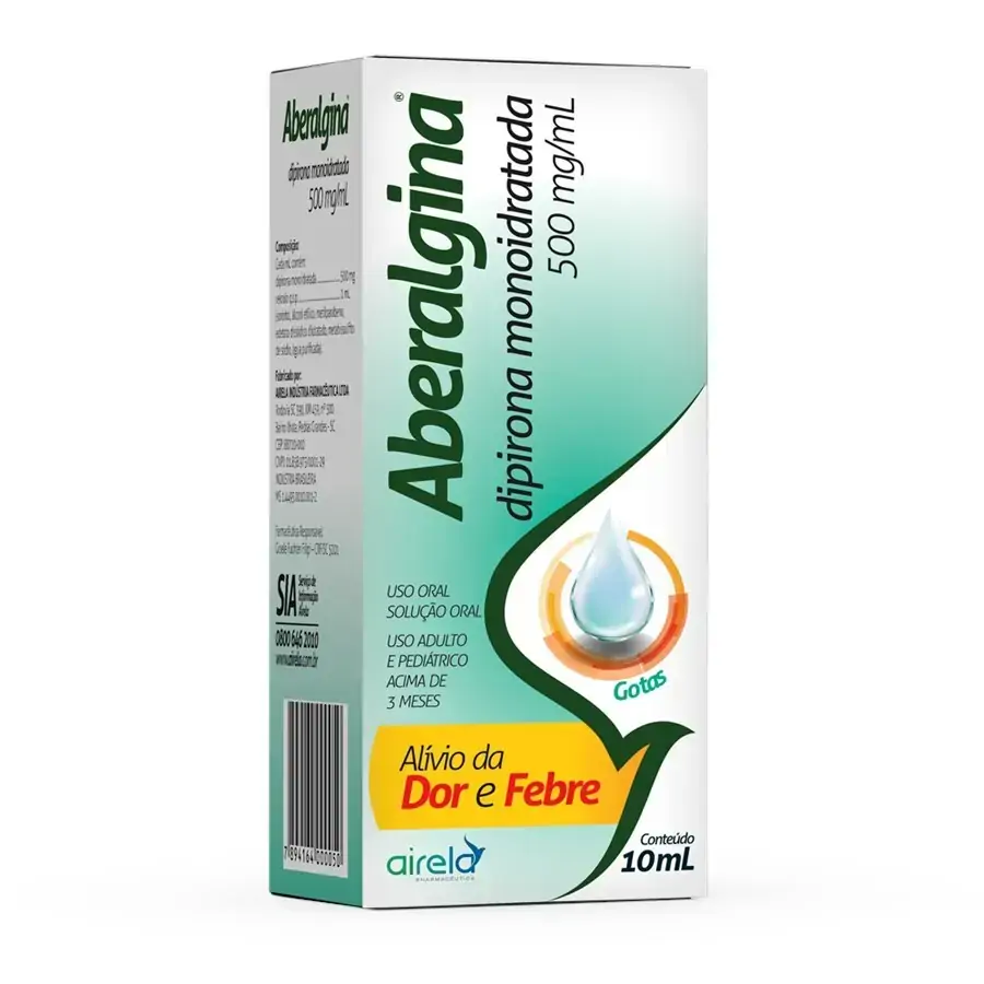 Dipirona Sodica Aberalgina 500mg