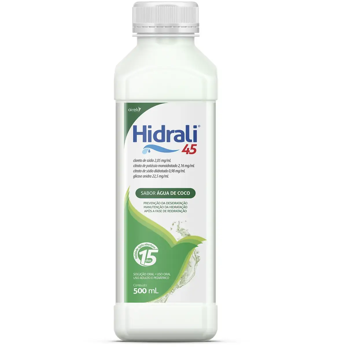 Hidrali 45 Agua Coco 500ml Airrela