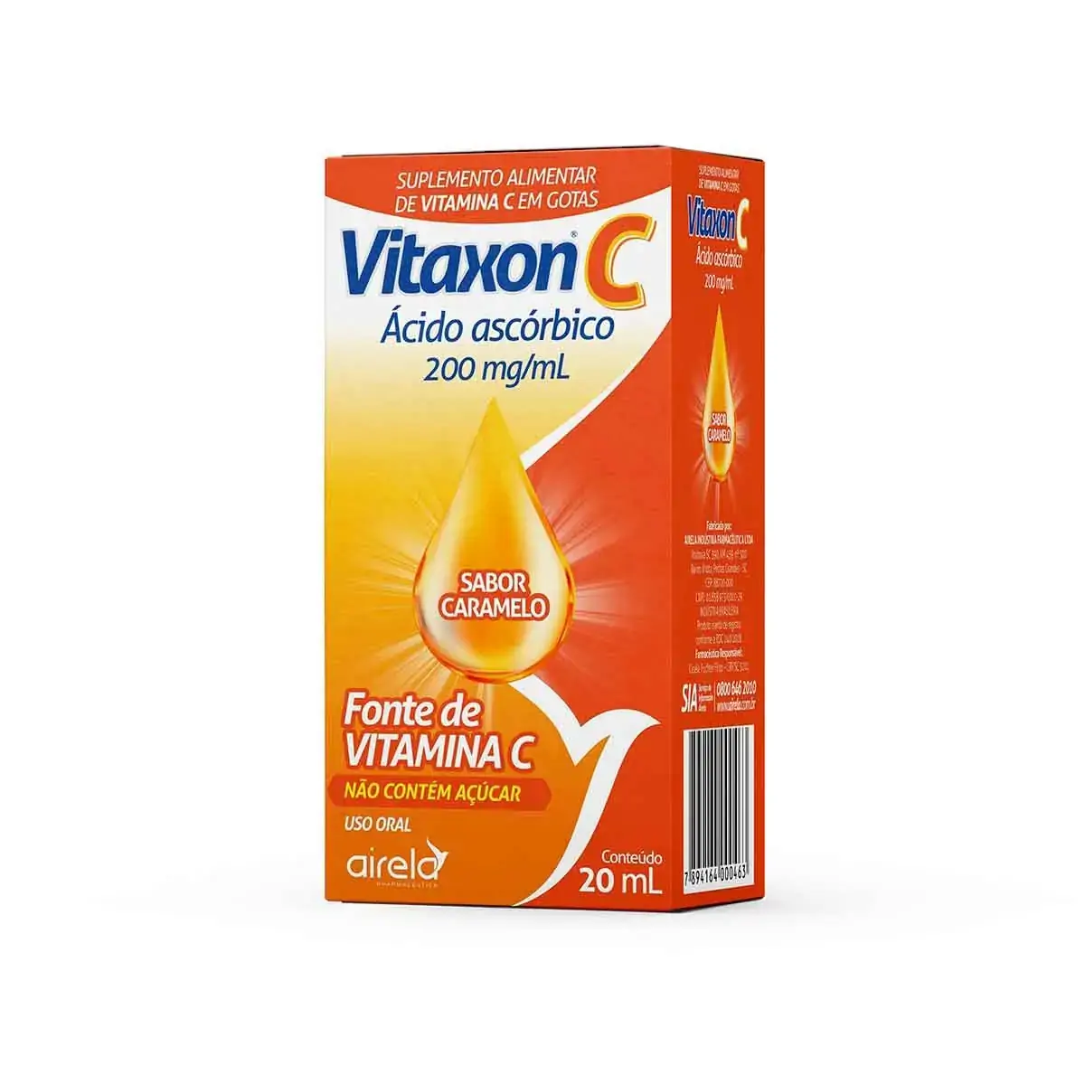 Vitaxon C Gotas 200mg/ml 200ml Arl Airela Industria Farmaceutica
