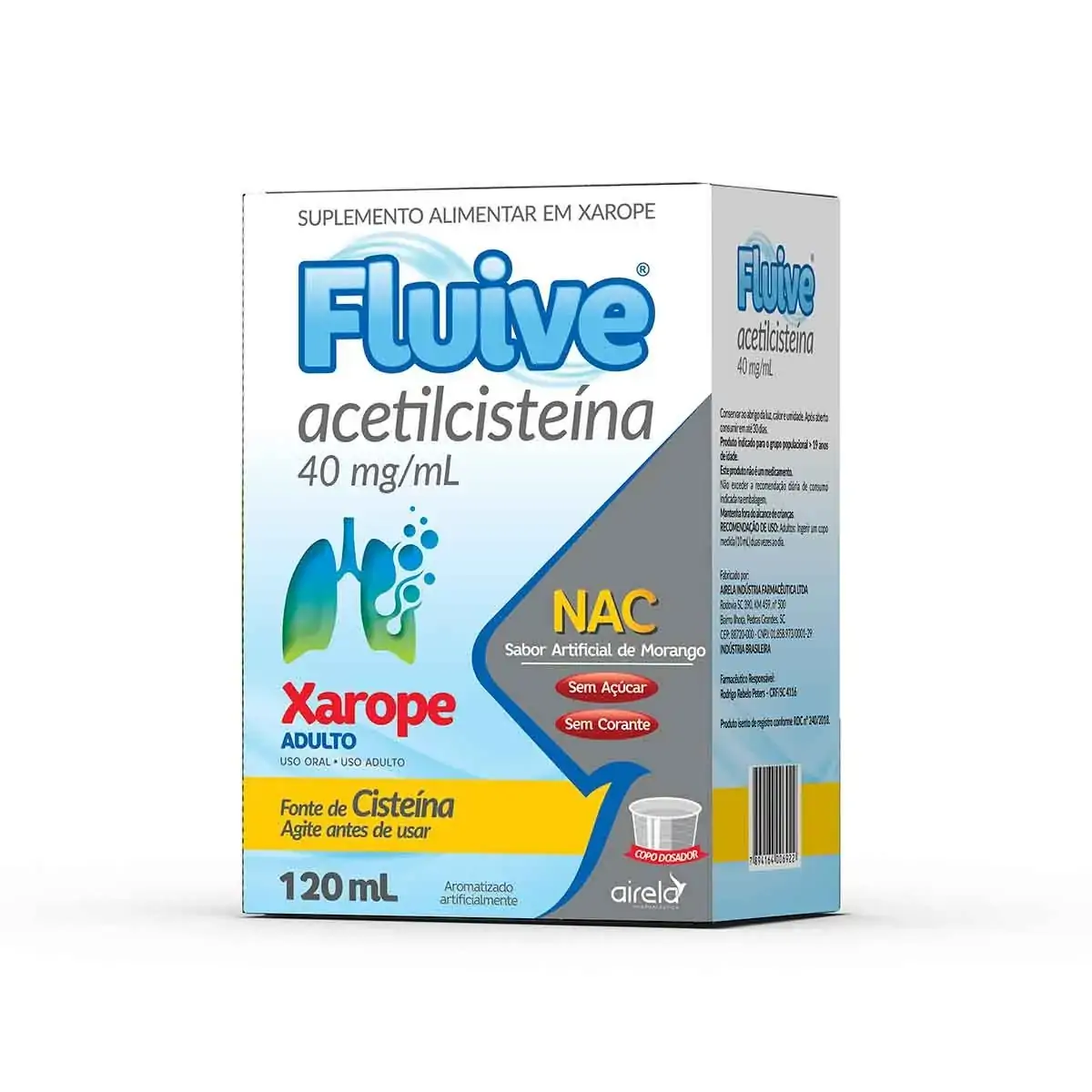 Fluive 40mgml Sem Acucar Adulto Fr