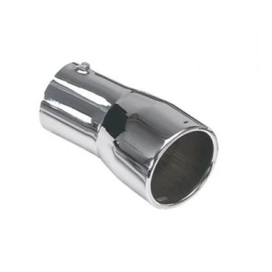 Ponteira de Escapamento Cromada 4 Pol. 460mm Curva Chanfrada - BEPO M070H
