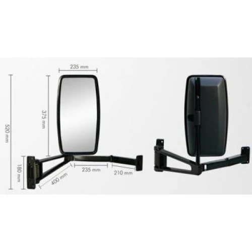 Espelho Retrovisor Externo Lado Esquerdo Remoto Completo - BEPO D644A