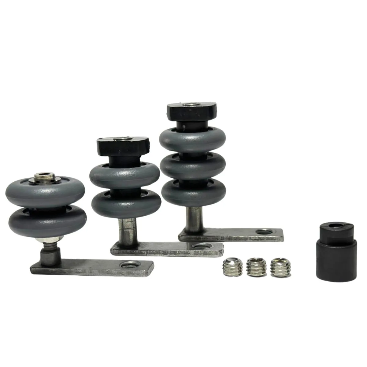 Kit Roldanas Deslizante Soft S/ Rolamento Shopping Da Sacada