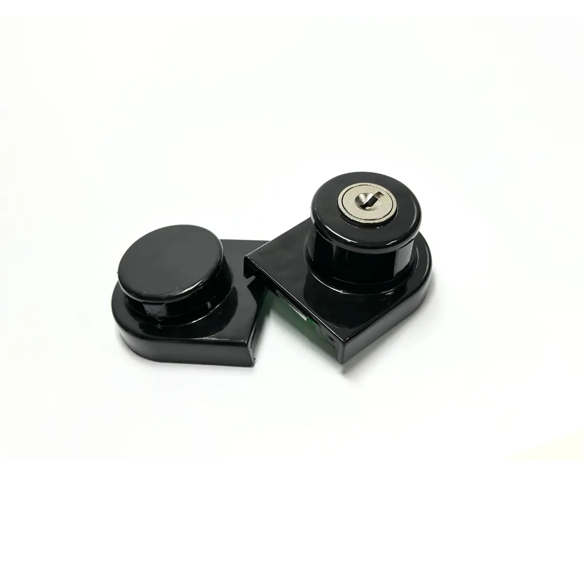 Fecho De Vidro/vidro Envidraçamento De Sacada Em Abs Preto 10mm