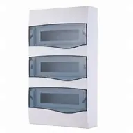 Quadro Distribuicao Plastico De Sobrepor 36 Disj. Din Tampa Fume Weg