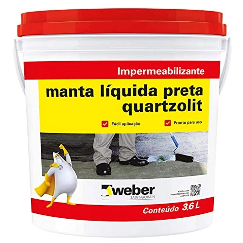 Manta Liquida Preta Gl 3,6kg