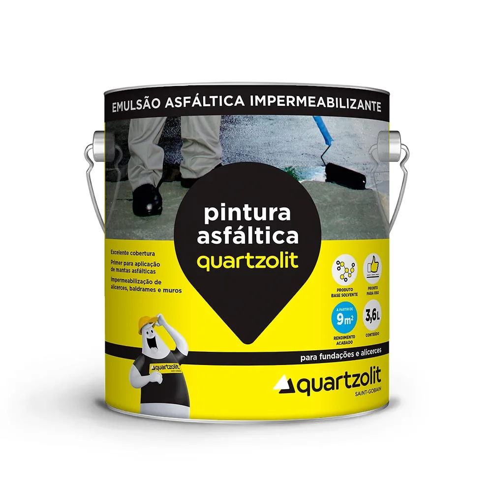 Pintura Asfáltica Quartzolit 3 6l