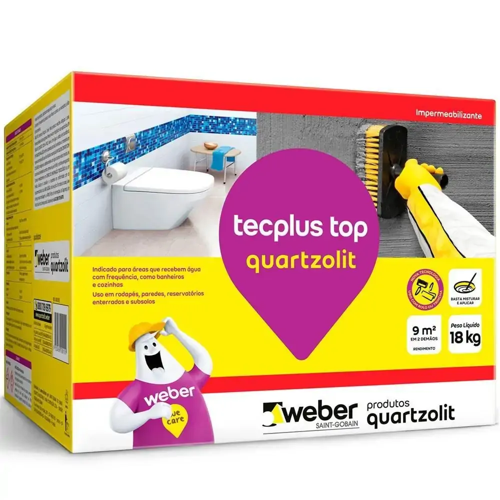 Impermeabilizante Tecplus Top Cinza 18kg