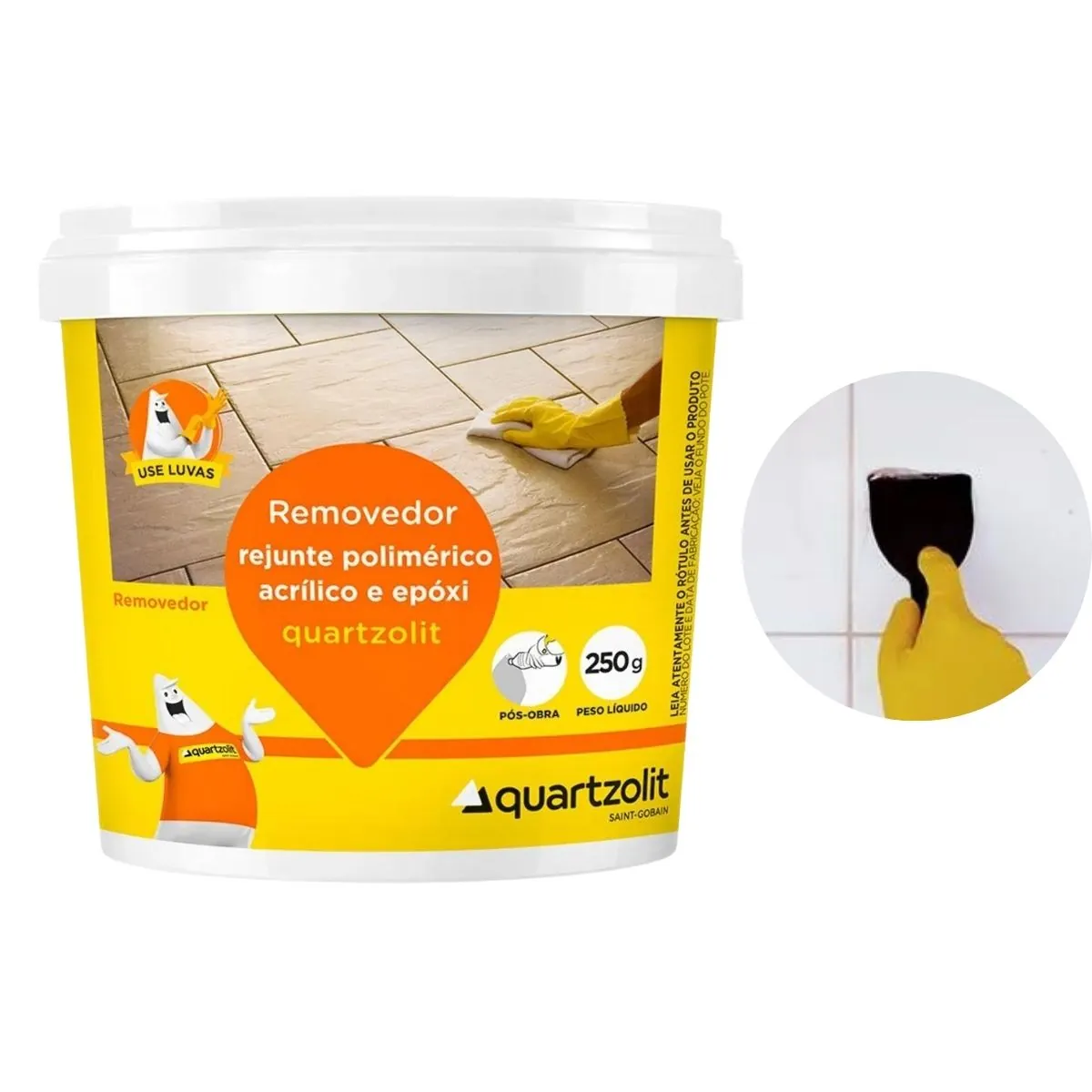 Removedor De Rejunte Acrílico Polimérico Epóxi 250g Quartzolit