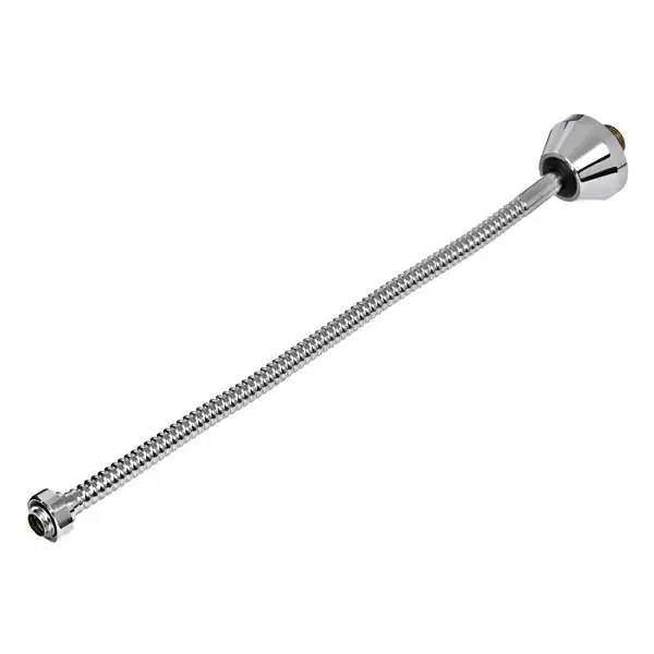 Mangueira Fléxível para Água Cromado Alta e Baixa Pressão 1/2" 40cm Deca