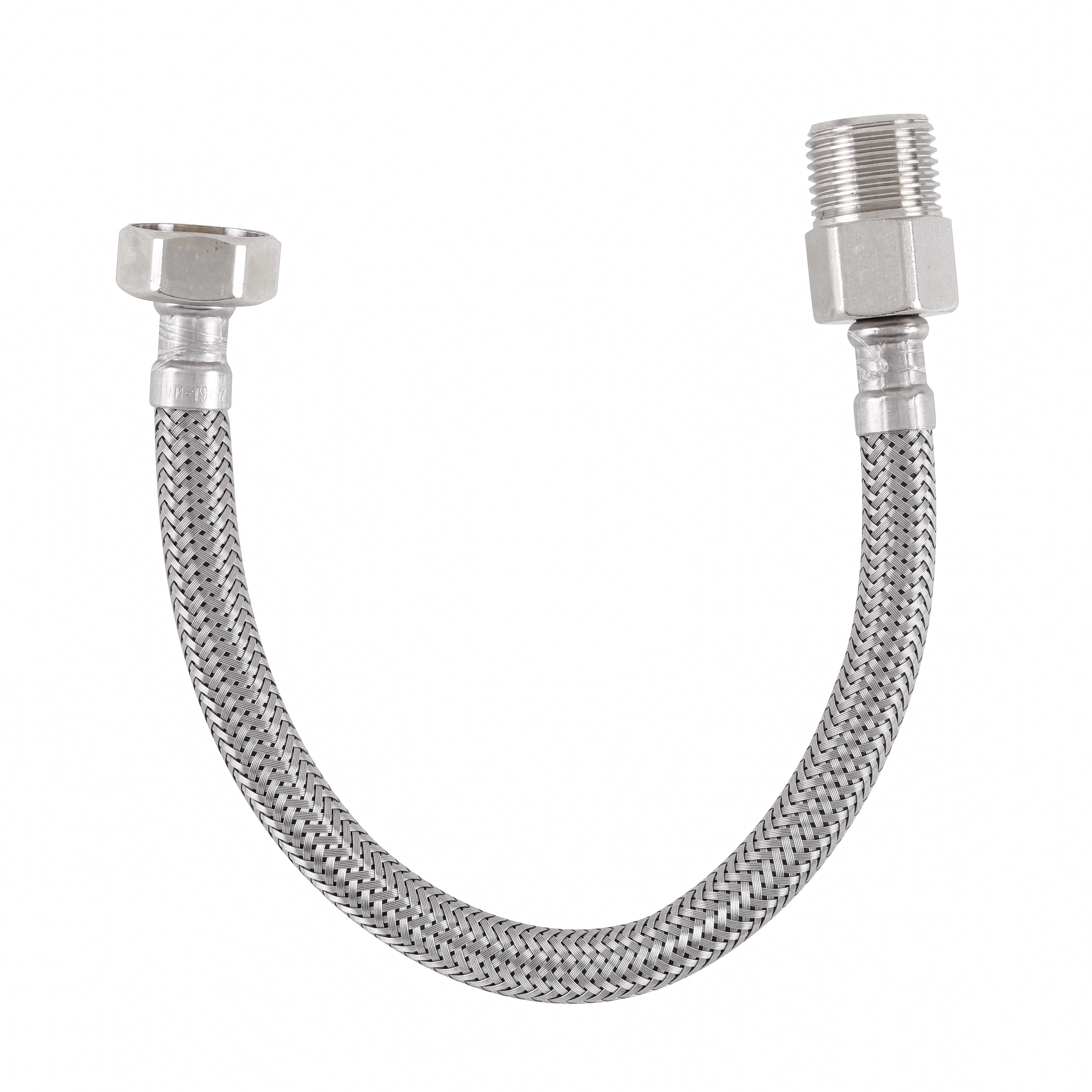 Mangueira Flexível para Água Cromado Alta e Baixa Pressão 1/2" 30cm Deca