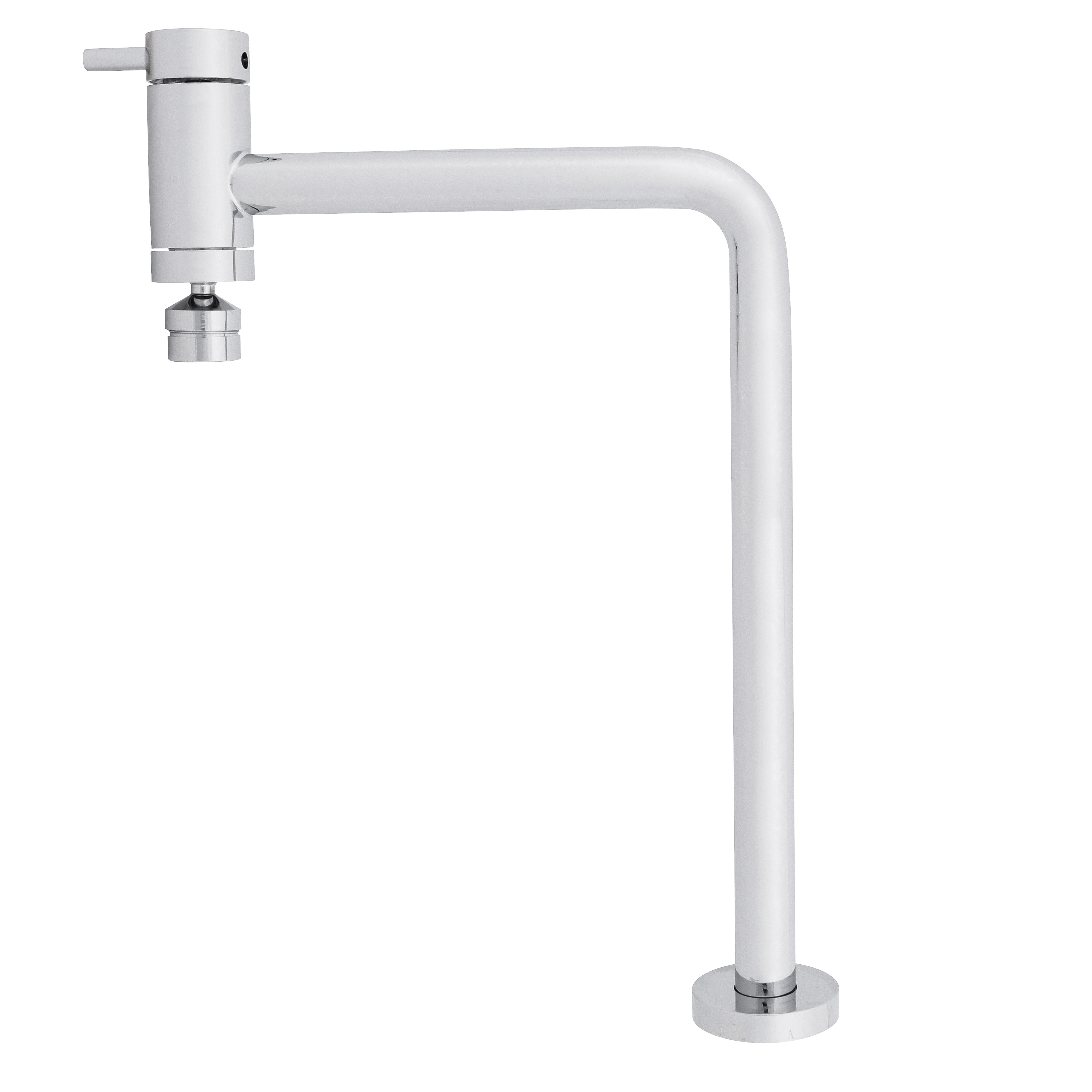 Torneira para Cozinha de Mesa Bica Alta Link Cromada