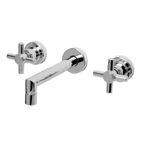 Torneira Misturador para Parede de Banheiro Bica Reta Cromada Izy Deca