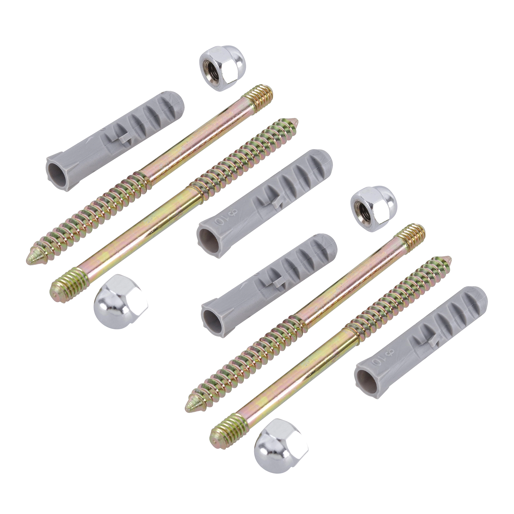 Kit para Fixação de Tanque Cromado E Cinza