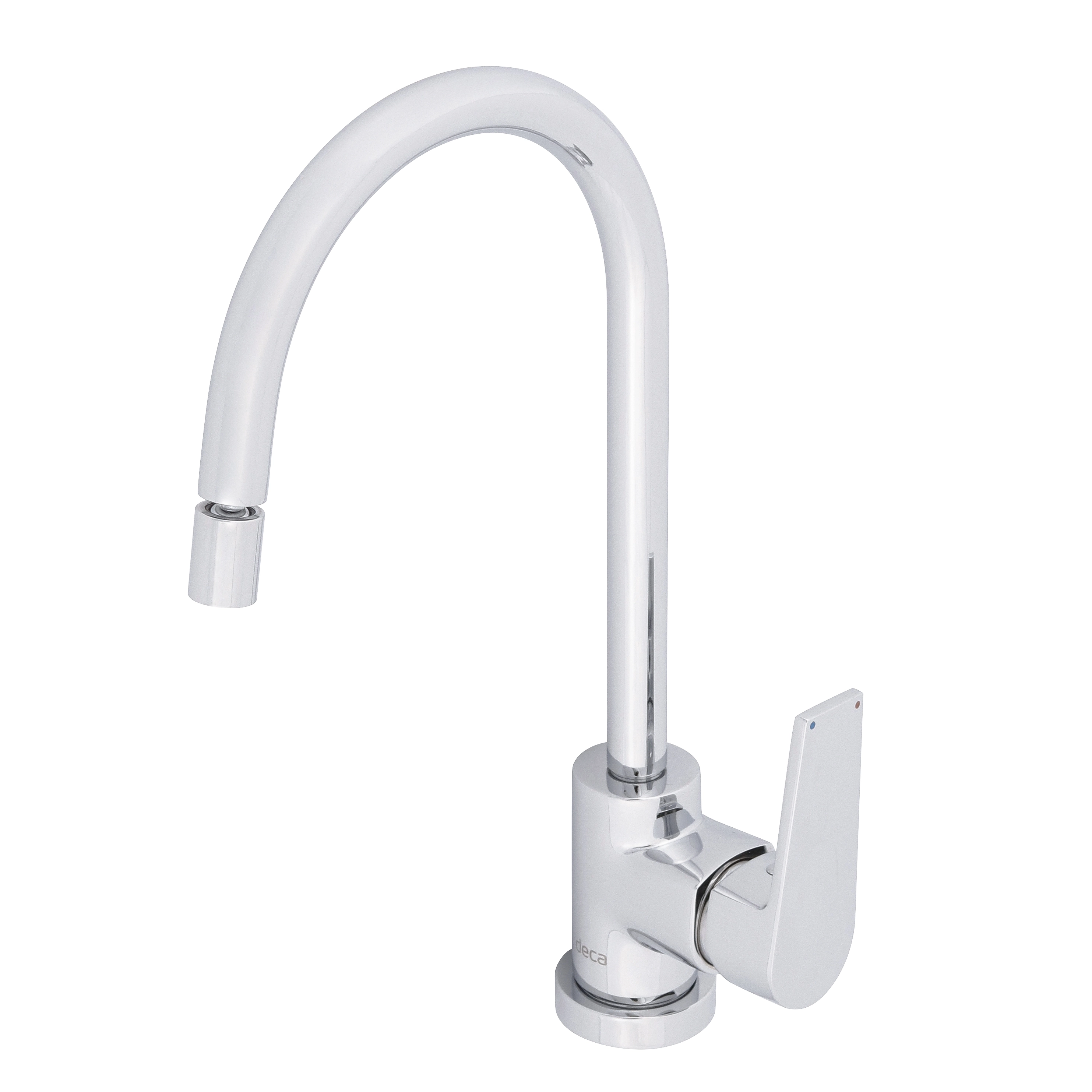 Misturador Monocomando de Mesa para Cozinha Bica Móvel Level Cromado
