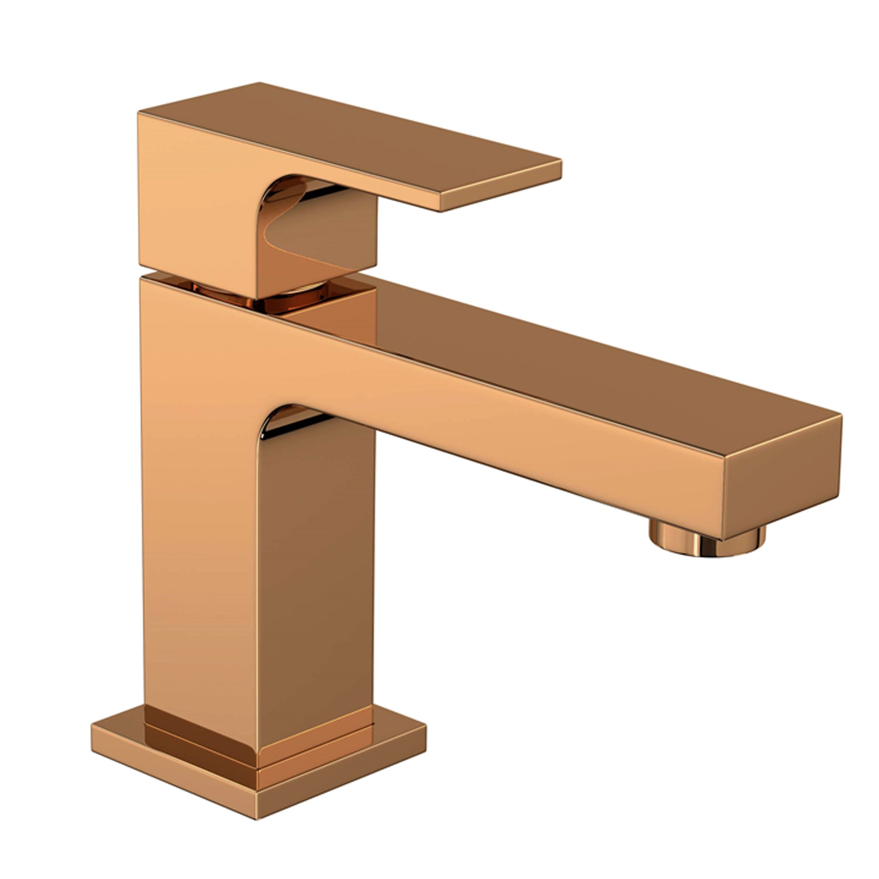 Torneira de Pia para Banheiro com Bica Baixa Rose Gold Unic Deca