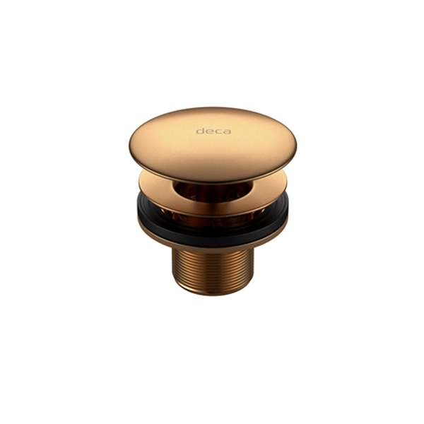 Válvula para Pia de Banheiro Longa 1" Gold Matte 1601.GL.MT Deca