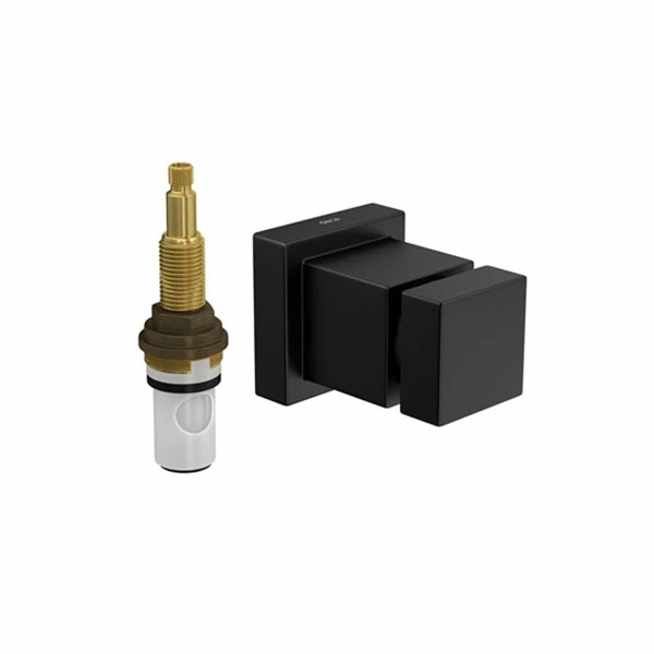 Acabamento De Registro De Pressão Mvr Cubo Black Matte 3/4 4916.bl86.mt Deca