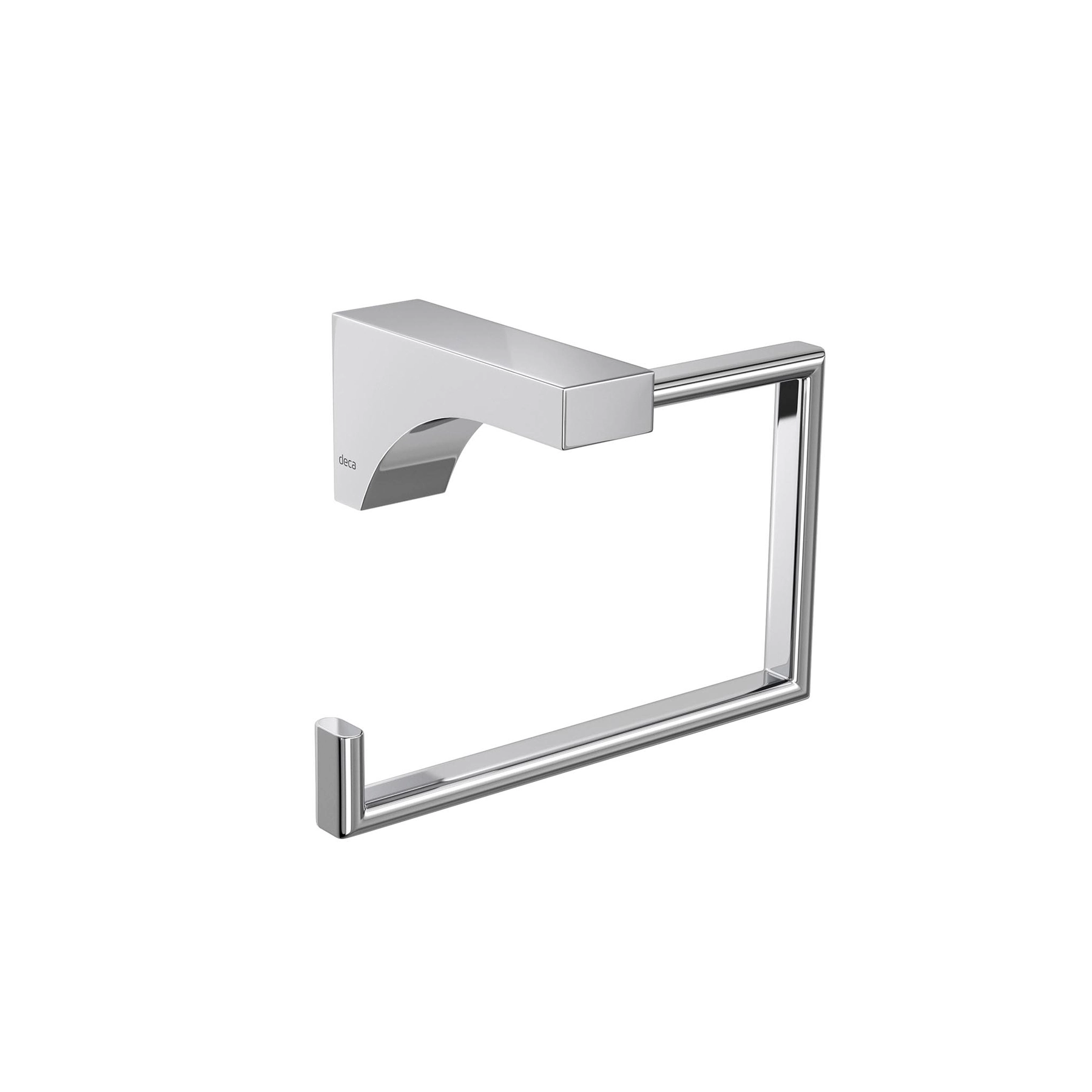 Porta Toalha Rosto Metal Argola 12cm Liv Deca