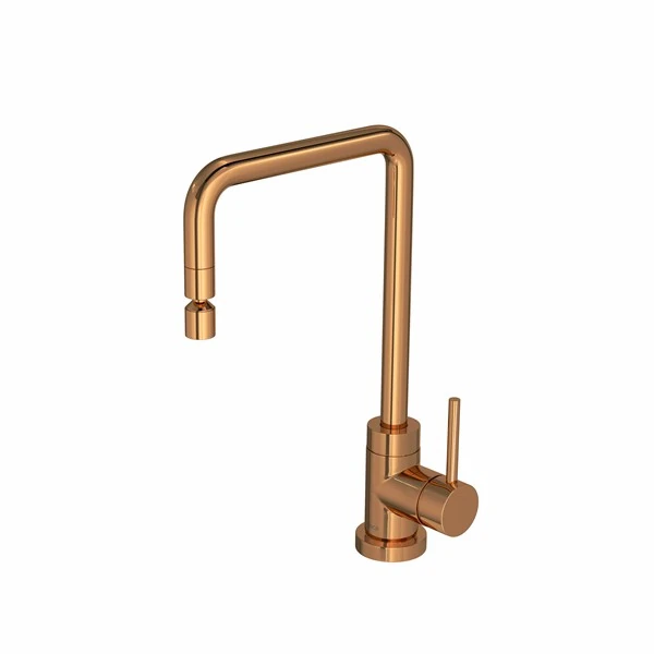Torneira Monocomando de Pia para Cozinha com Bica Alta Flexível Rose Gold Spin Deca