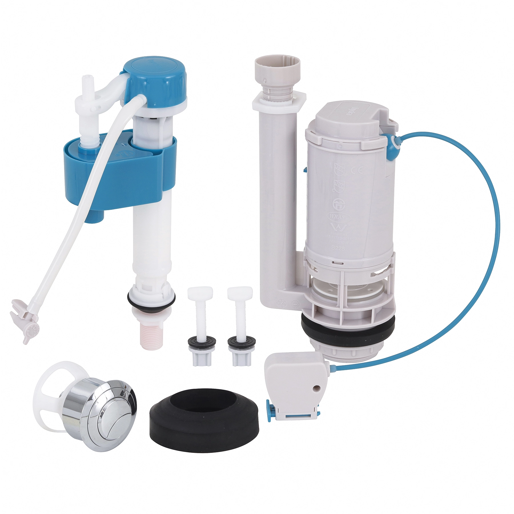 Kit Universal Duplo Acionamento Caixa Acoplada