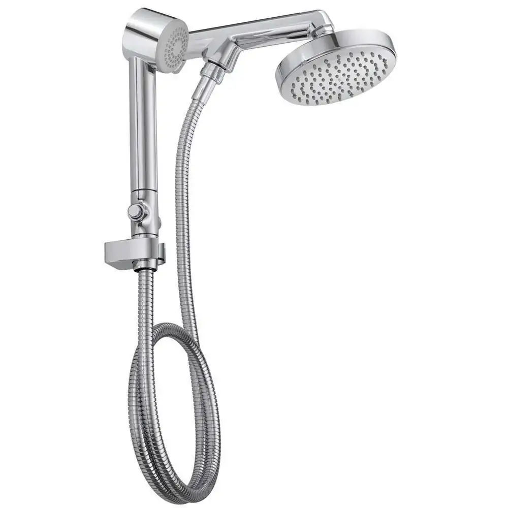 Ducha de Parede com Desviador E Ducha Manual Flex Cromada