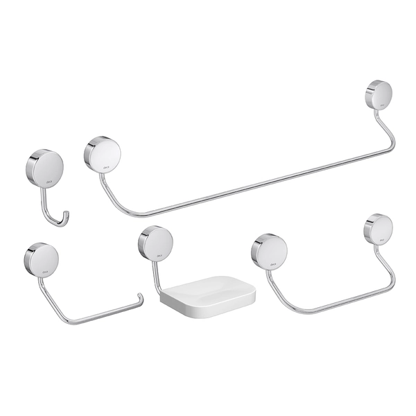 Kit para Banheiro Net 5 Peças Cromado