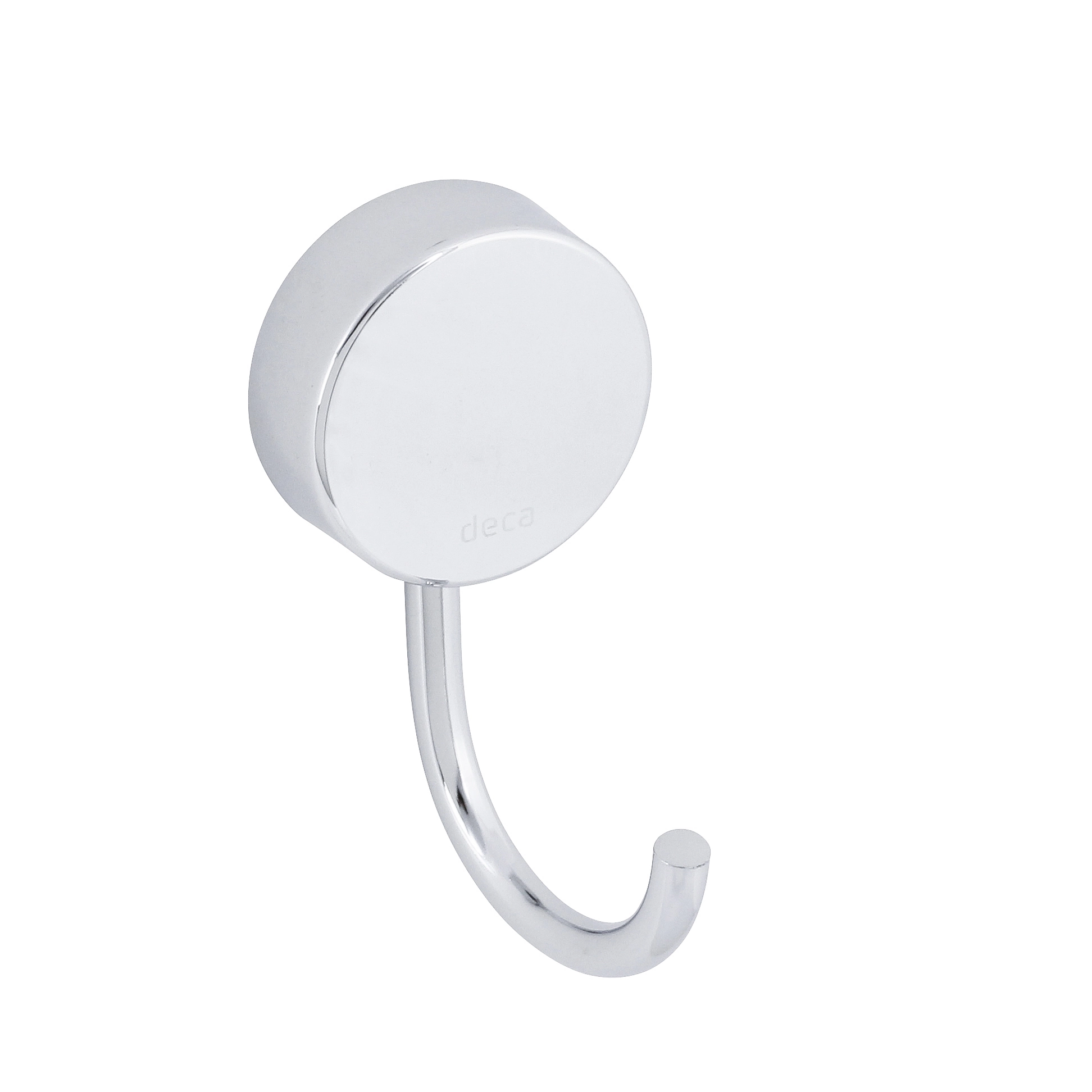 Cabideiro para Banheiro Metal Brilhante Prata Net Deca