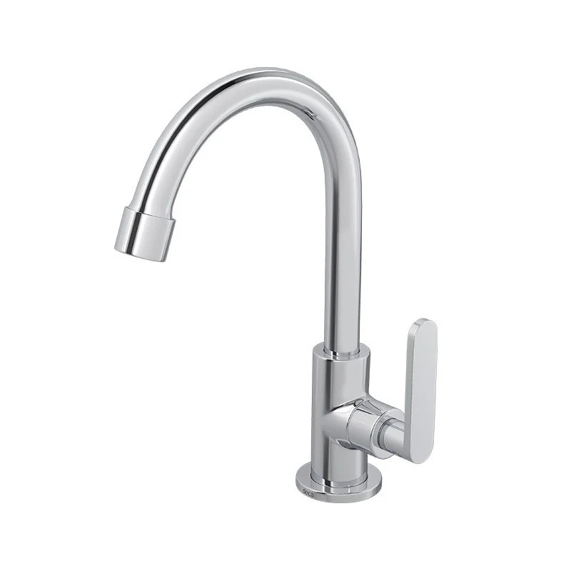 Torneira para Lavatório de Mesa Bica Alta Flex Plus Cromada