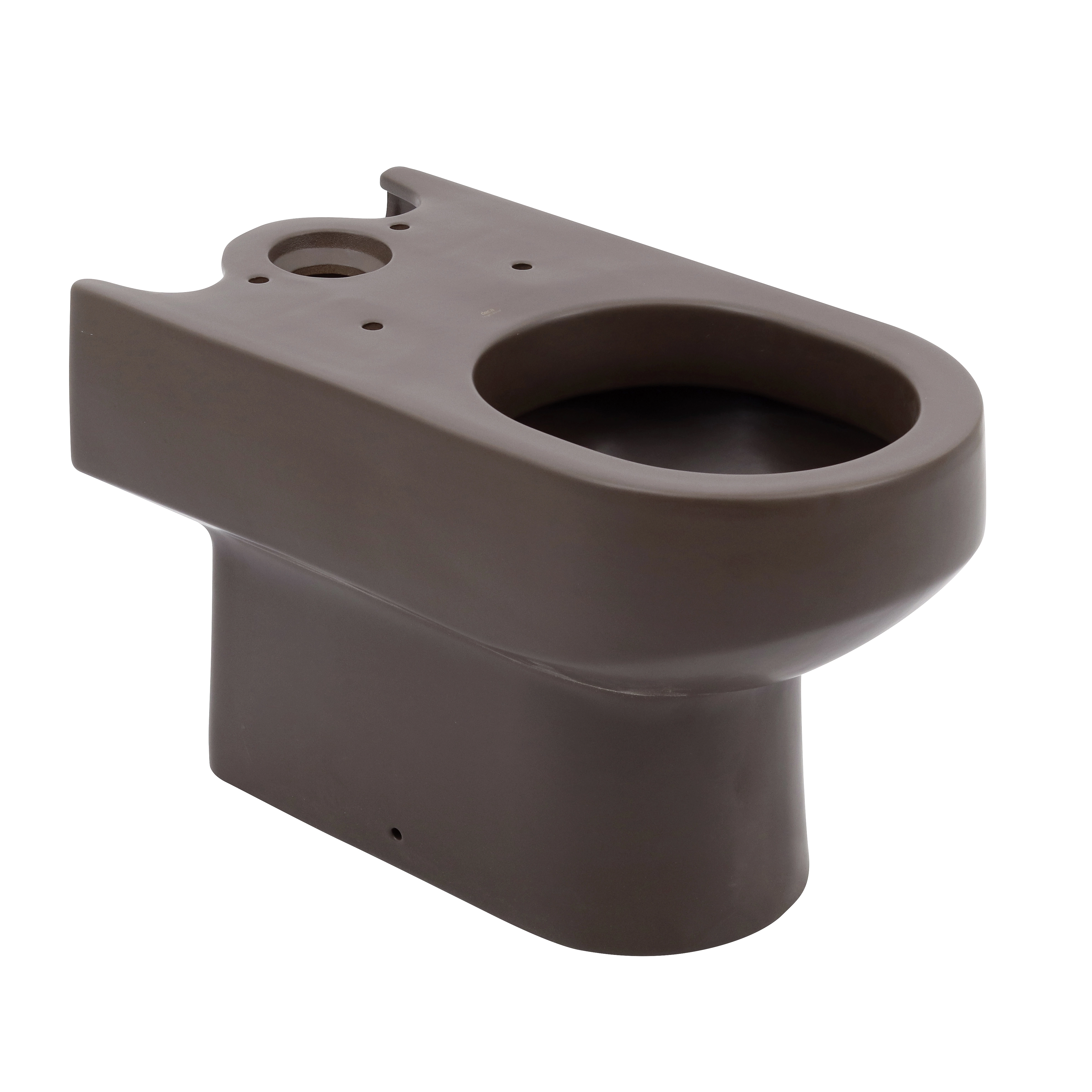 Vaso Sanitário para Caixa Acoplada Marrom Fosco Saída Vertical Carrara Deca