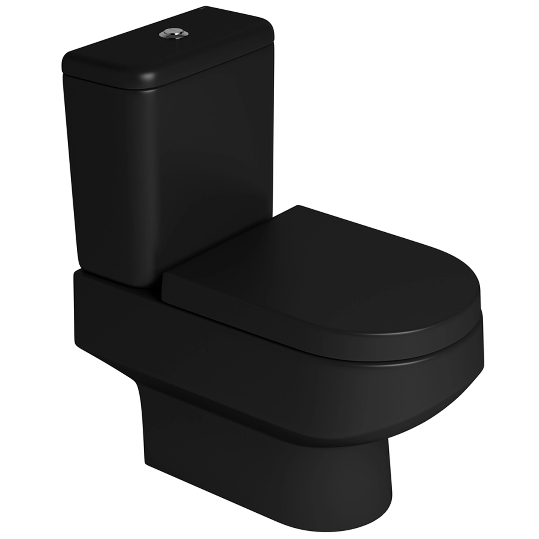 Vaso Sanitário para Caixa Acoplada Preto Fosco Saída Vertical Carrara Ébano Deca