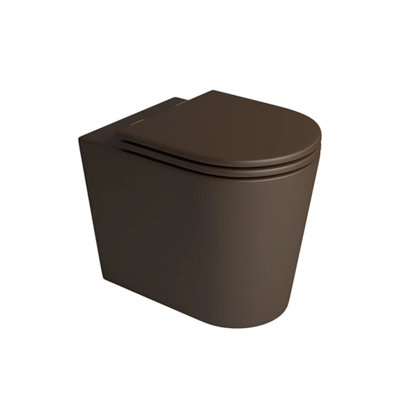 Vaso Sanitário Convencional Marrom Fosco Saída Vertical LK Deca