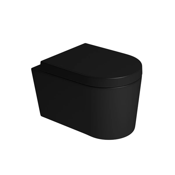 Vaso Sanitário Suspenso Preto Fosco Saída Horizontal LK Deca