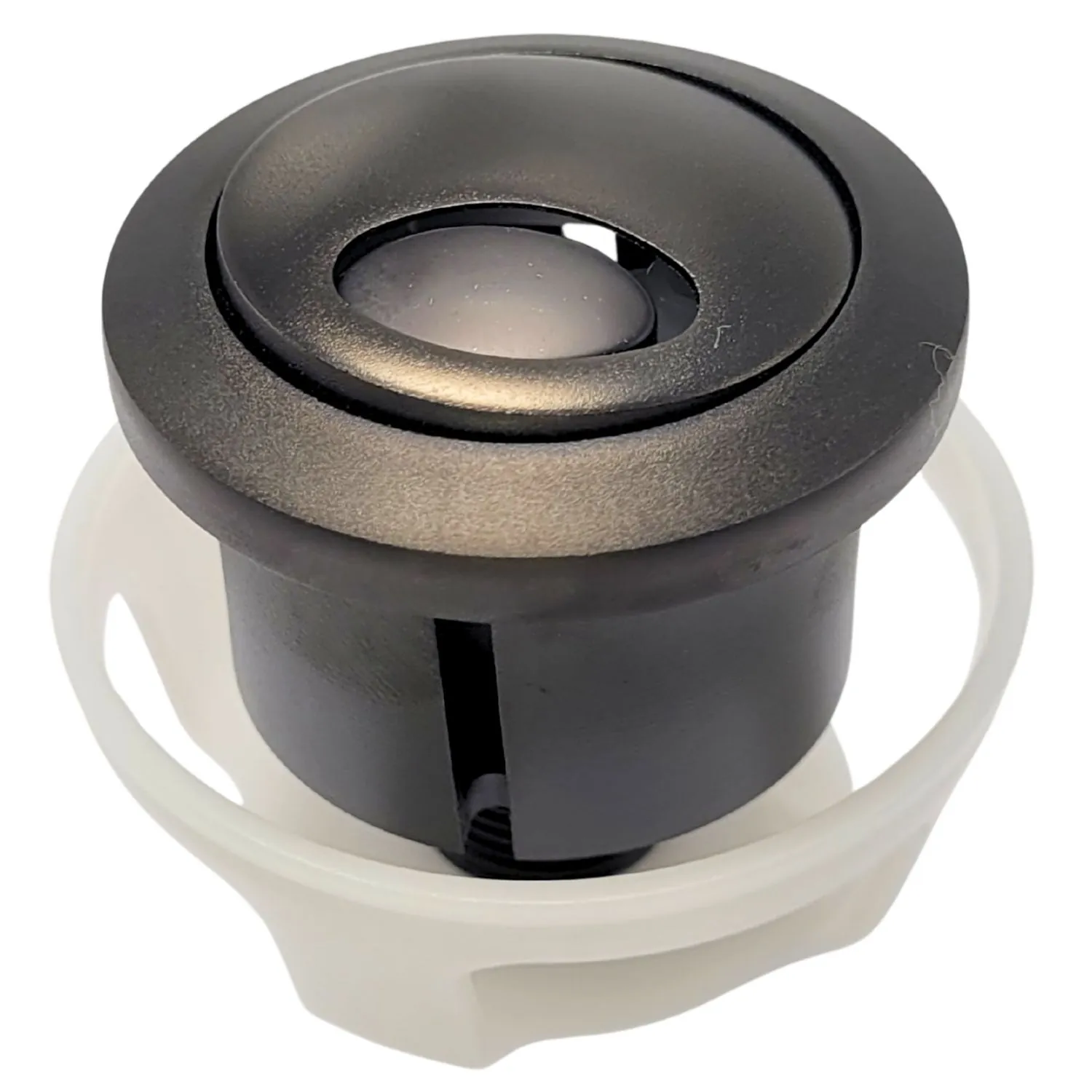 Botão Duplo Acionamento Deca Black Matte - Si14blmt