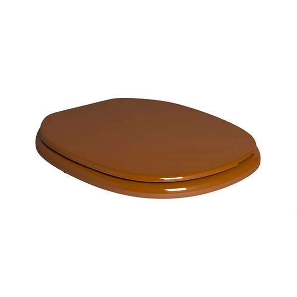 Assento Sanitário Convencional com Fechamento Comum Oval Polipropileno Caramelo Deca