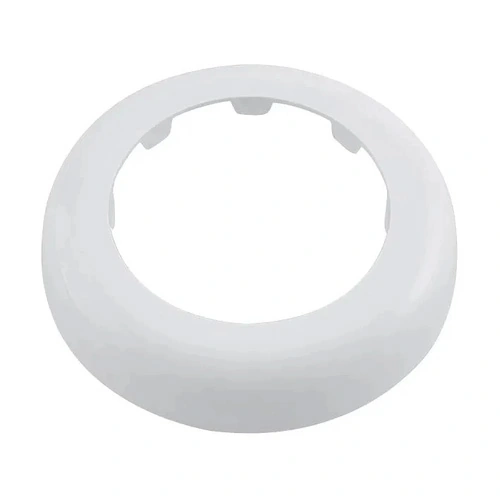 Canopla Para Bacia Com Saída Horizontal Branco Gelo - Ch0117