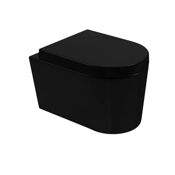 Vaso Sanitário Suspenso Preto Saída Horizontal LK Deca