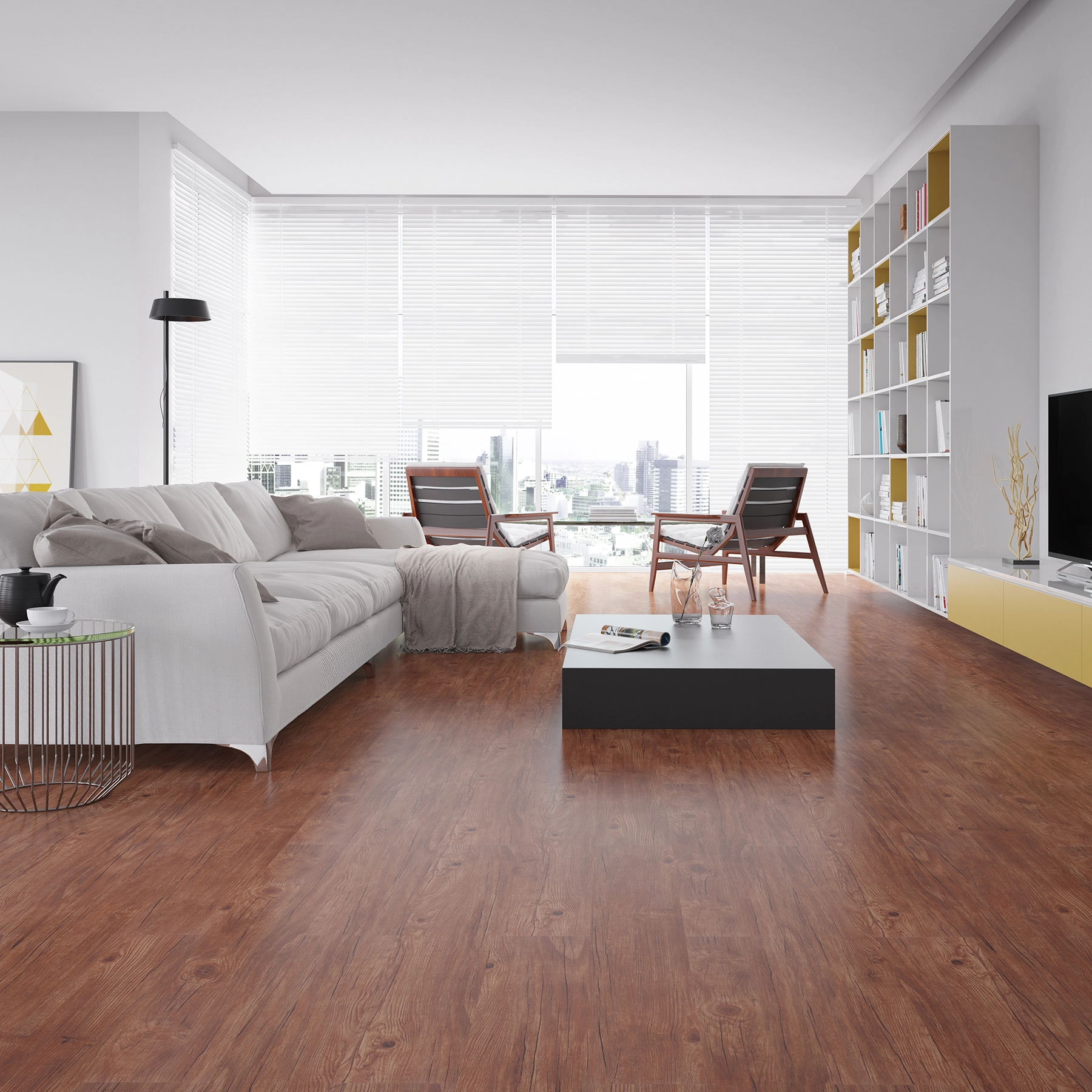Piso Vinílico City Madrid 121,9x17,8cm 3mm Durafloor