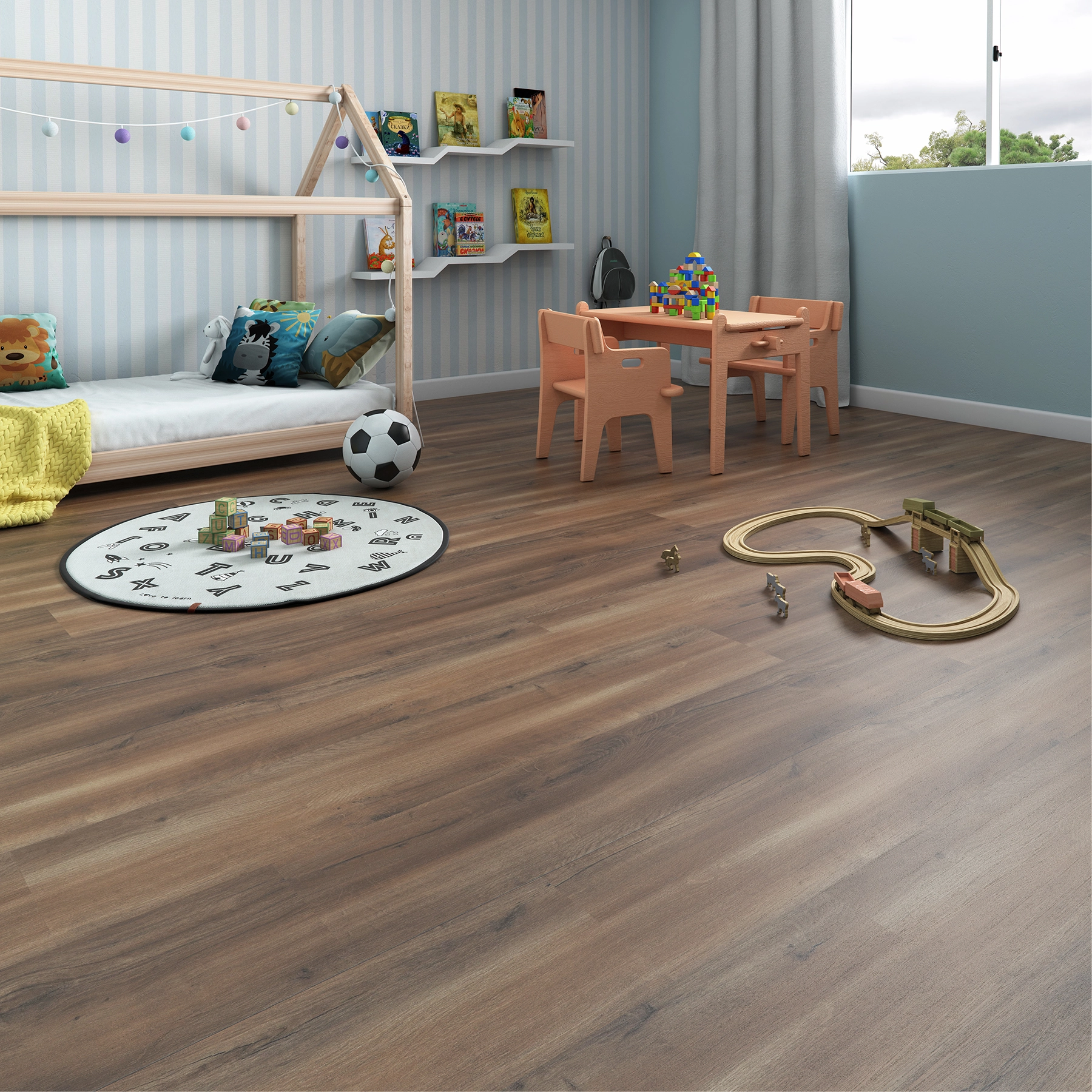 Piso Laminado Click Harmony El Calafate 134x24,8cm m² Durafloor