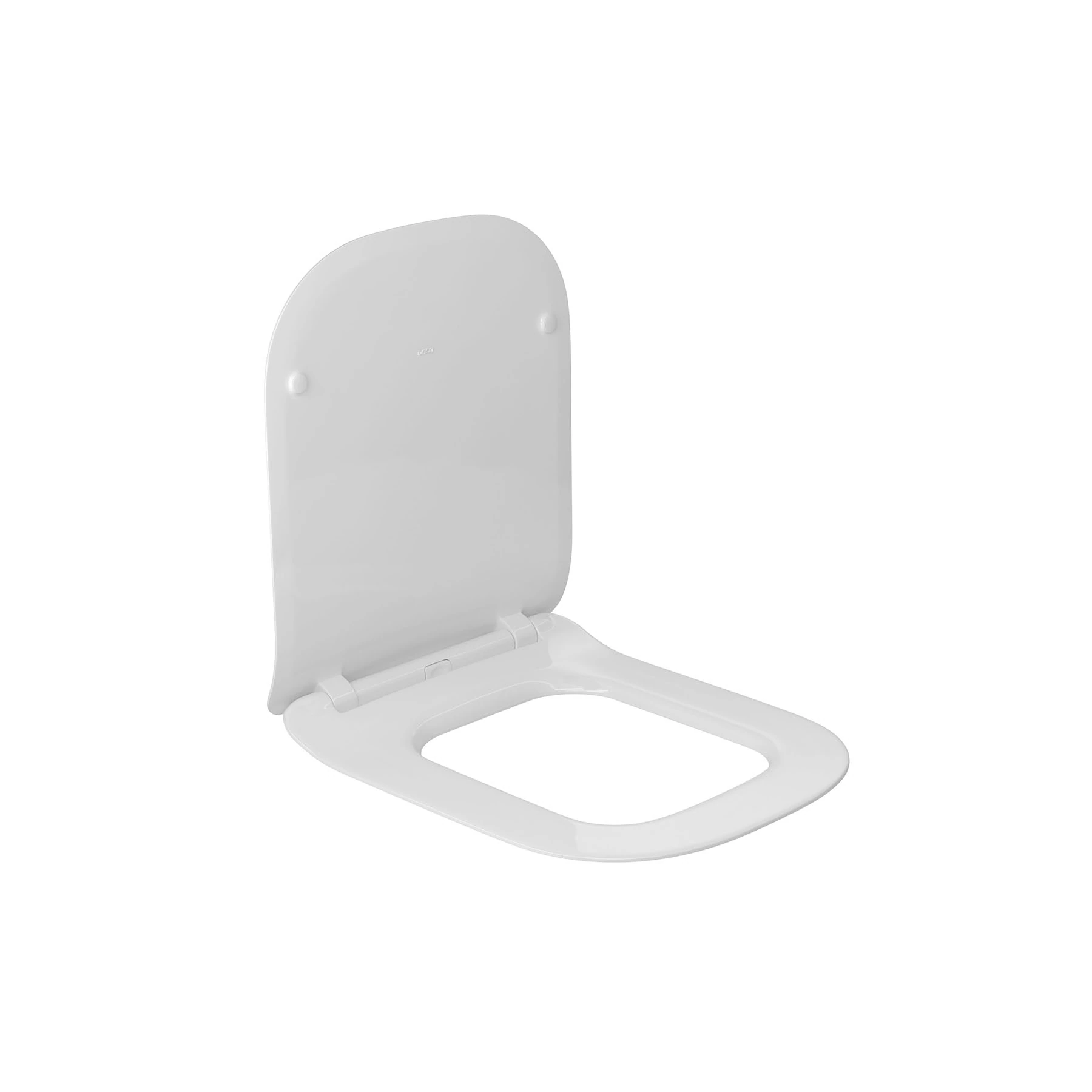 Assento Sanitário Formatos Quadra, Axis, Polo e Unic com Fechamento Suave Quadrado Termofixo Branco Deca
