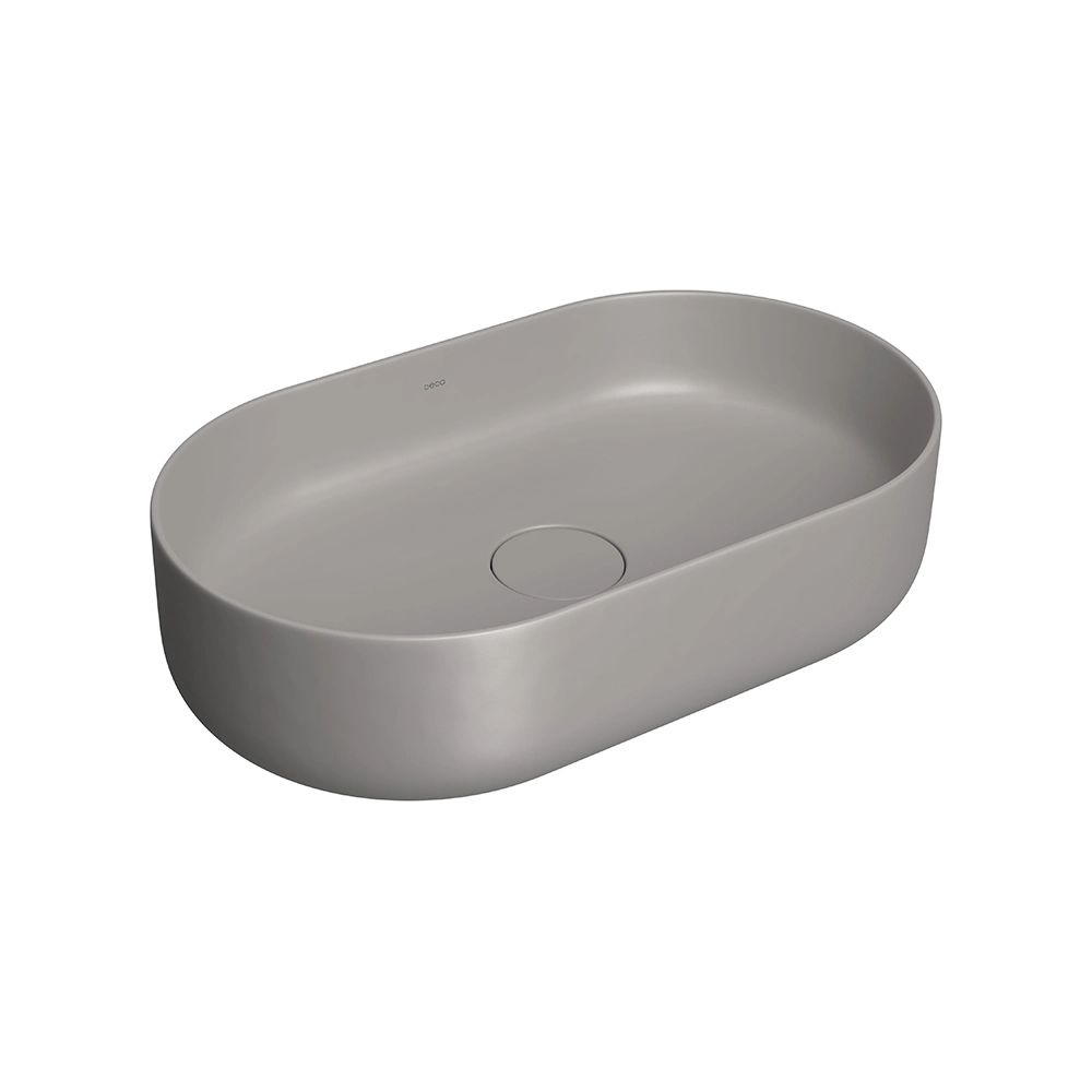 Cuba De Apoio Oblonga Soft Antracite Deca 50cm